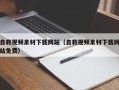 陕西自救视频素材下载网站（自救视频素材下载网站免费）